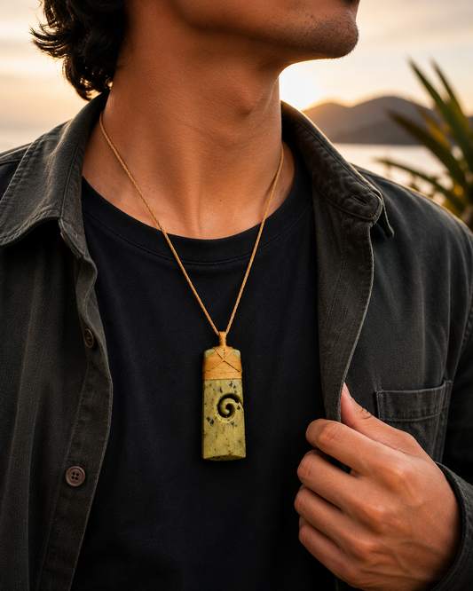 Hei Toki with Koru Pendent