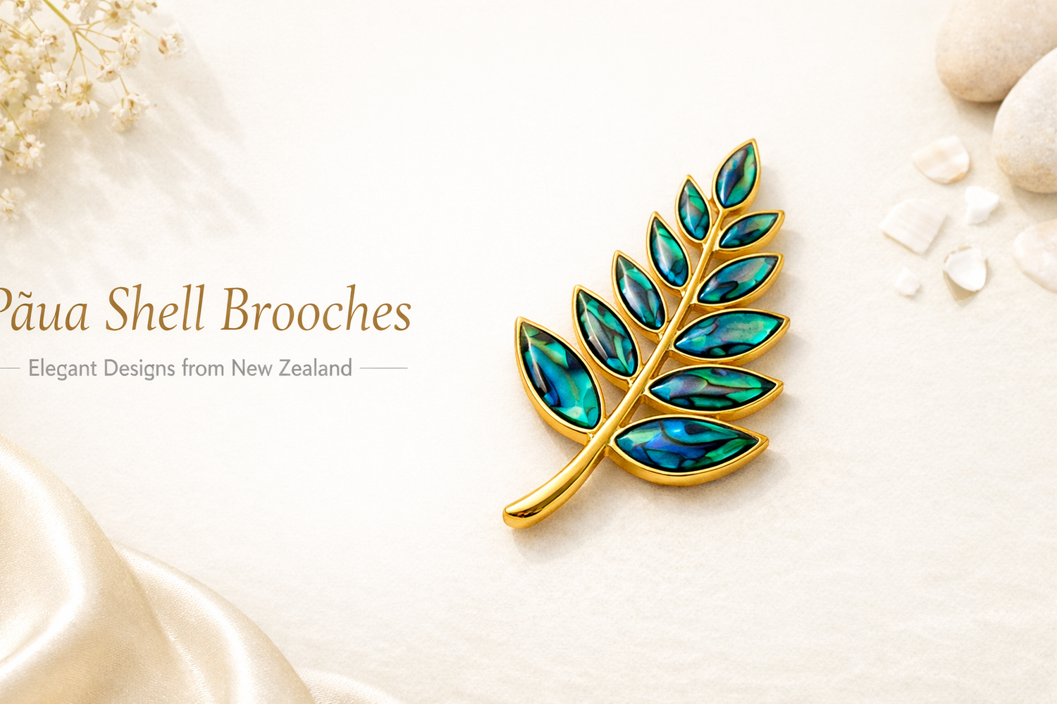 Paua Shell Brooch