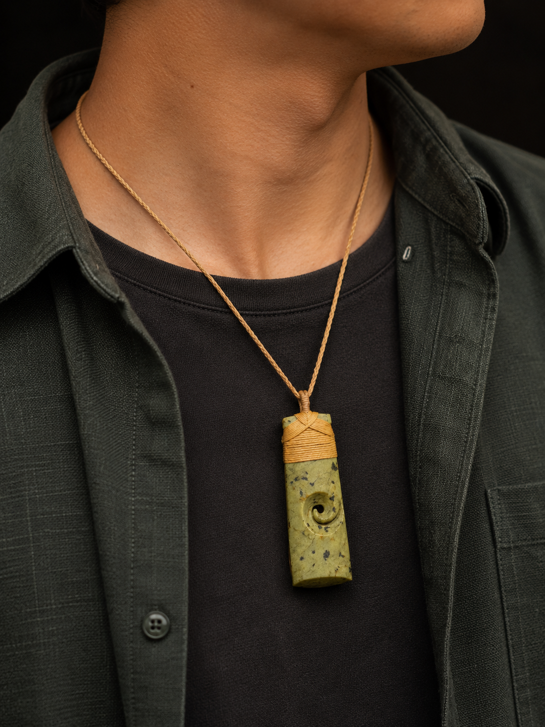 Hei Toki with Koru Pendent