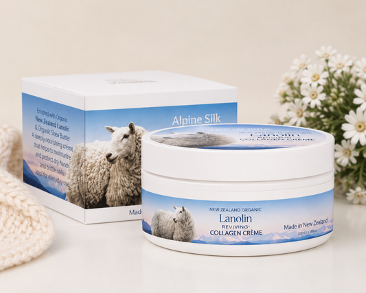 Alpine Silk Lanoline Nourishing Collagen Creme 100g