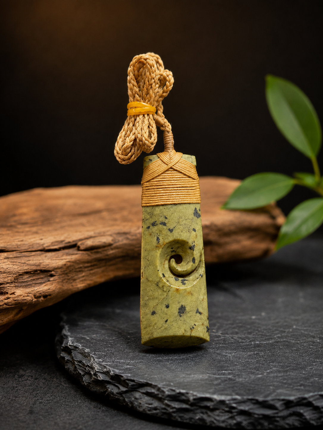 Hei Toki with Koru Pendent