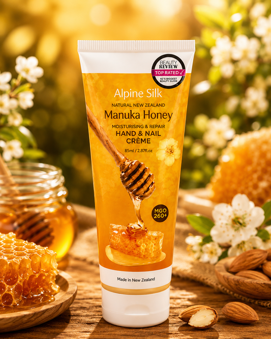 Alpine Silk Manuka Honey Moisturising and Repair Hand & Nail Creme 85ml